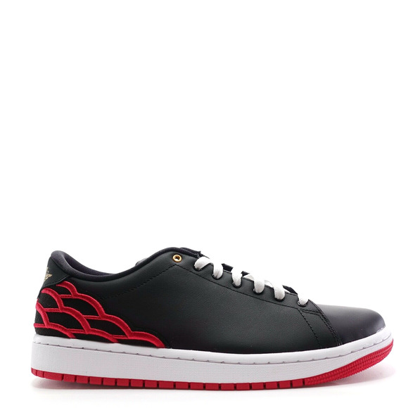 Nike Air Jordan 1 Centre Court Black Red Sneakers Mens Size 9.5 DQ8577-001